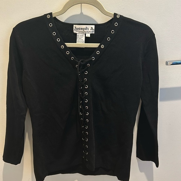 Joseph A. Black Top Size L - Picture 1 of 5